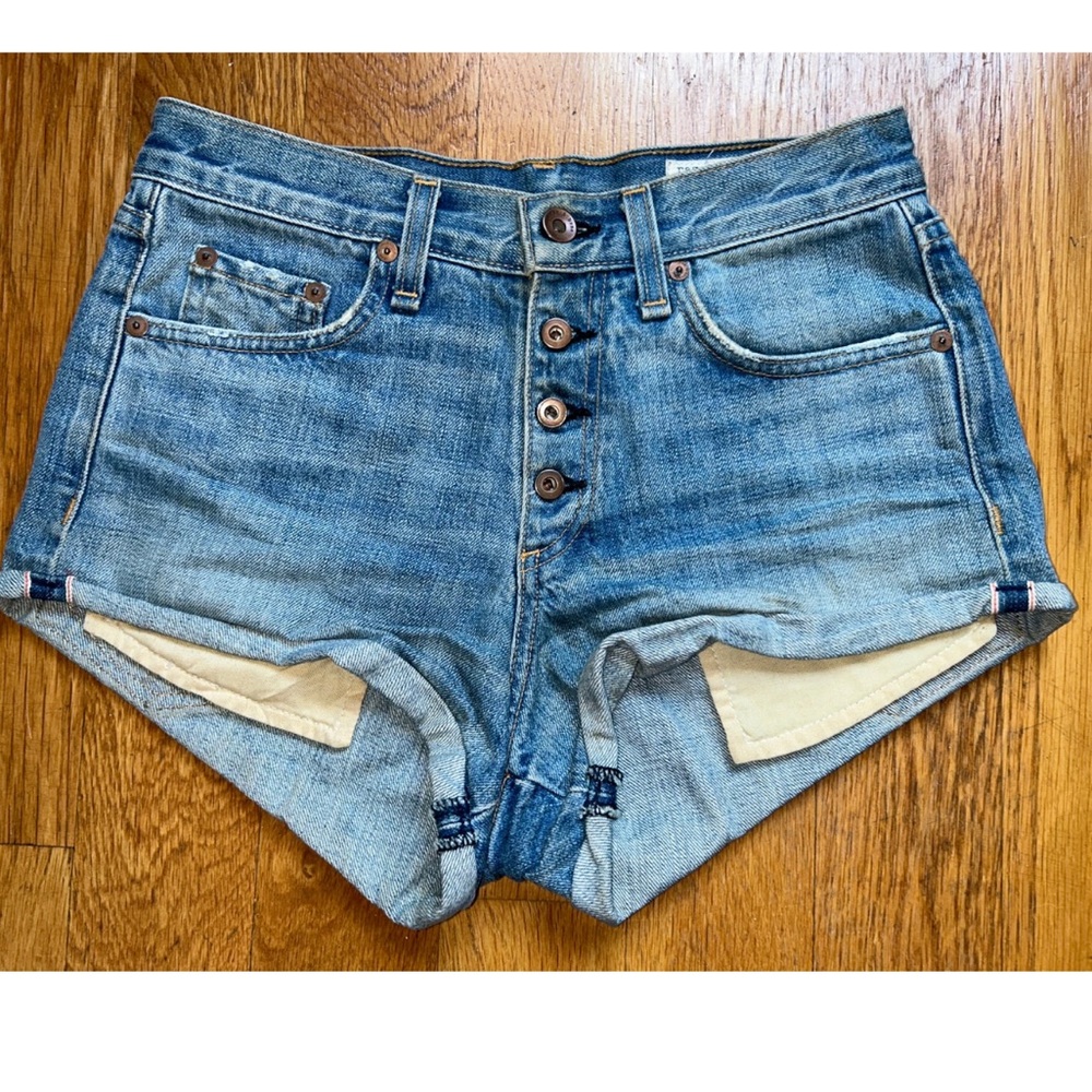 Rag Bone Cut Off Denim Shorts 24 Color Grover